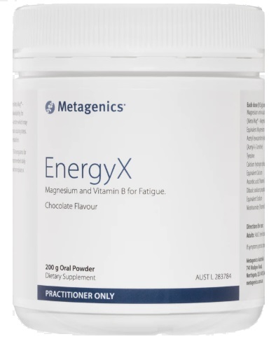 Metagenics EnergyX 200g Oral Powder - Chocolate Flavour