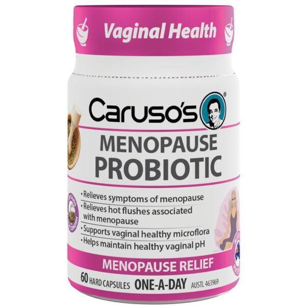 Caruso's Menopause Probiotic 60 Capsules