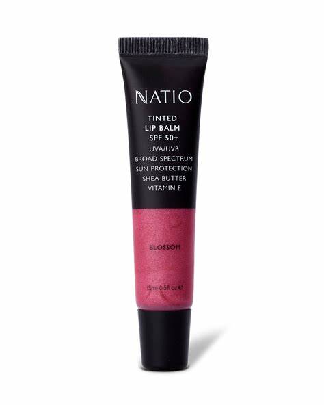 Natio Tinted Lip Balm Blossom SPF 50+