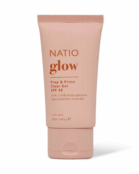 Natio Glow Prep & Prime Clear Gel SPF 50