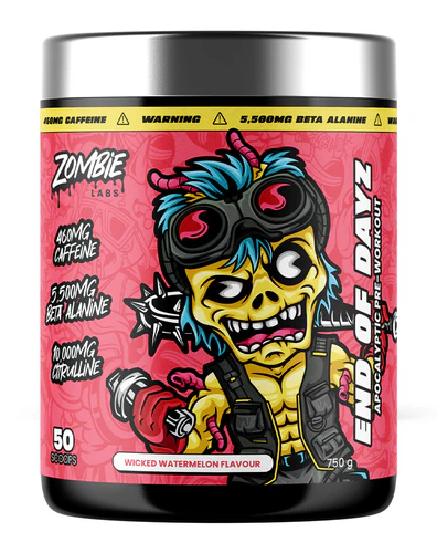 Zombie Labs End Of Days 750 g (FREE Lifting Straps and Funnel while stocks last!! )
