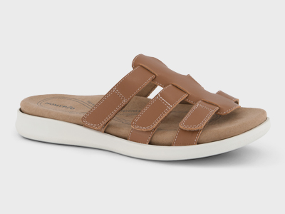 Homyped Erin Triple Slide Tan D Fitting