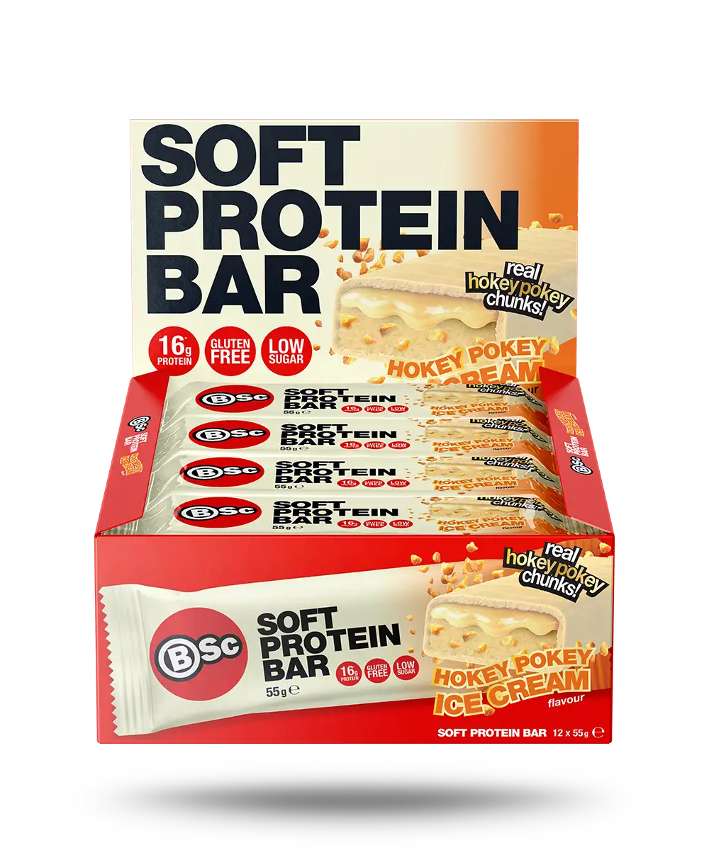 BSc Soft Protein Bar 12 Pack - Hokey Pokey