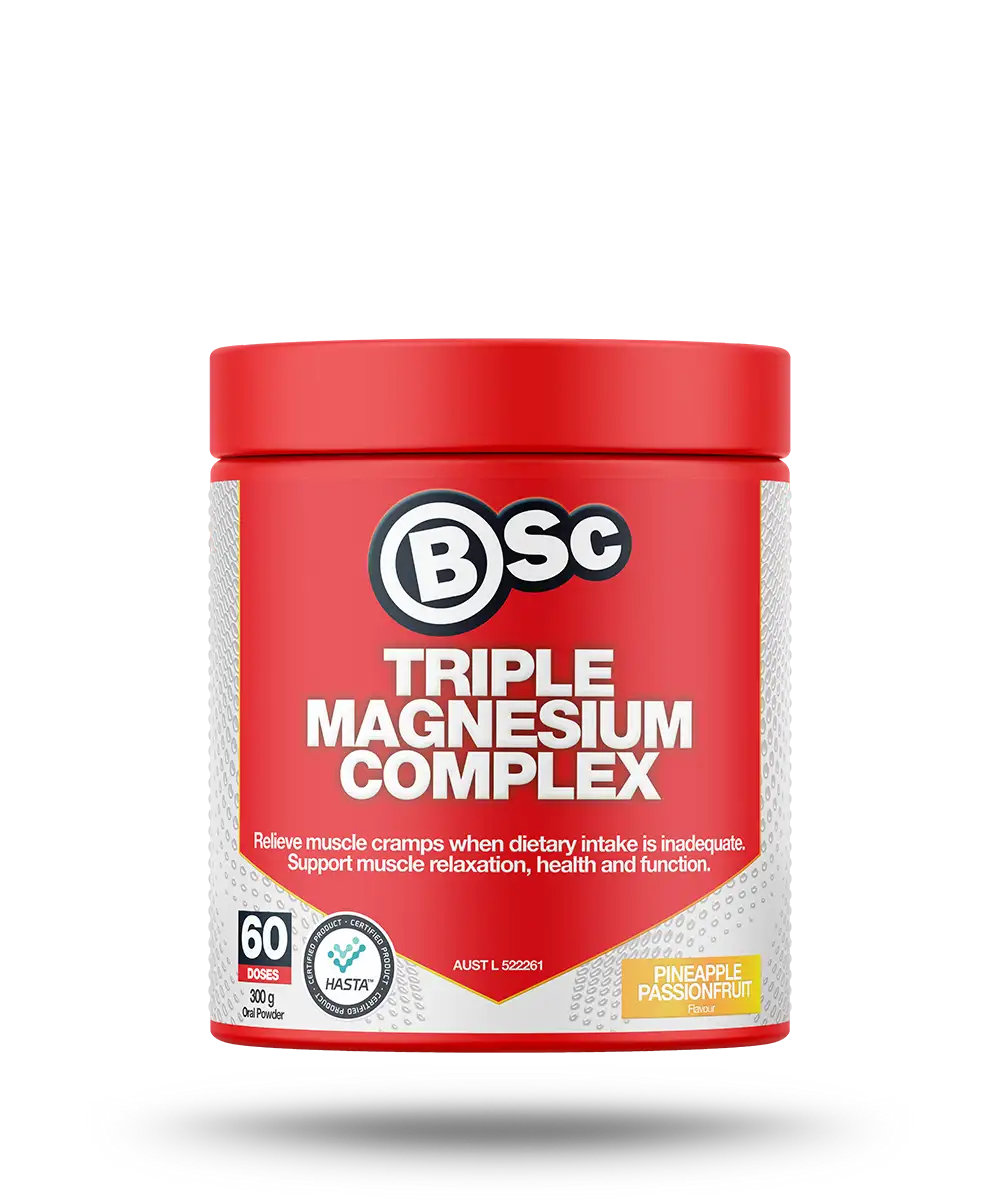BSc Triple Magnesium Complex 60 Serves - Pineapple Passionfruit
