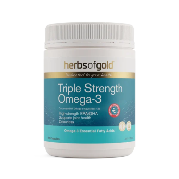 Herbs Of Gold Calcium Triple Strength Omega-3 180 Capsules