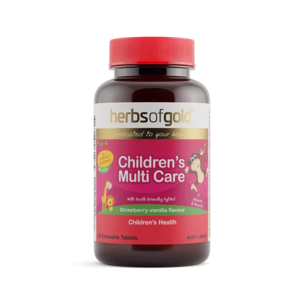 Herbs Of Gold Children's Multi Care 60 Chewable Tablets