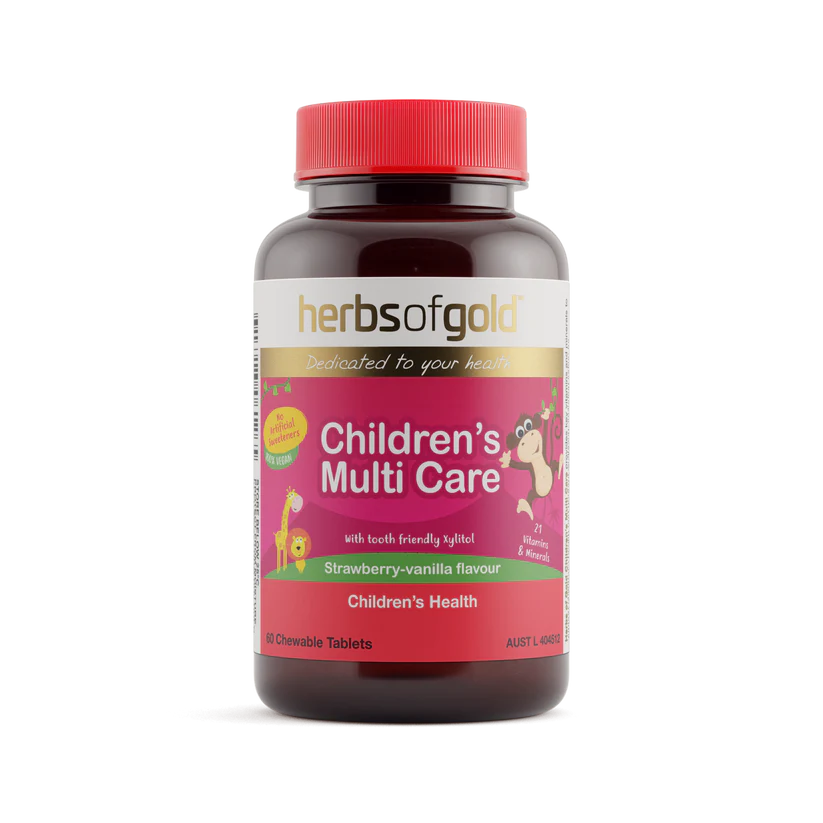 Herbs Of Gold Children's Multi Care 60 Chewable Tablets