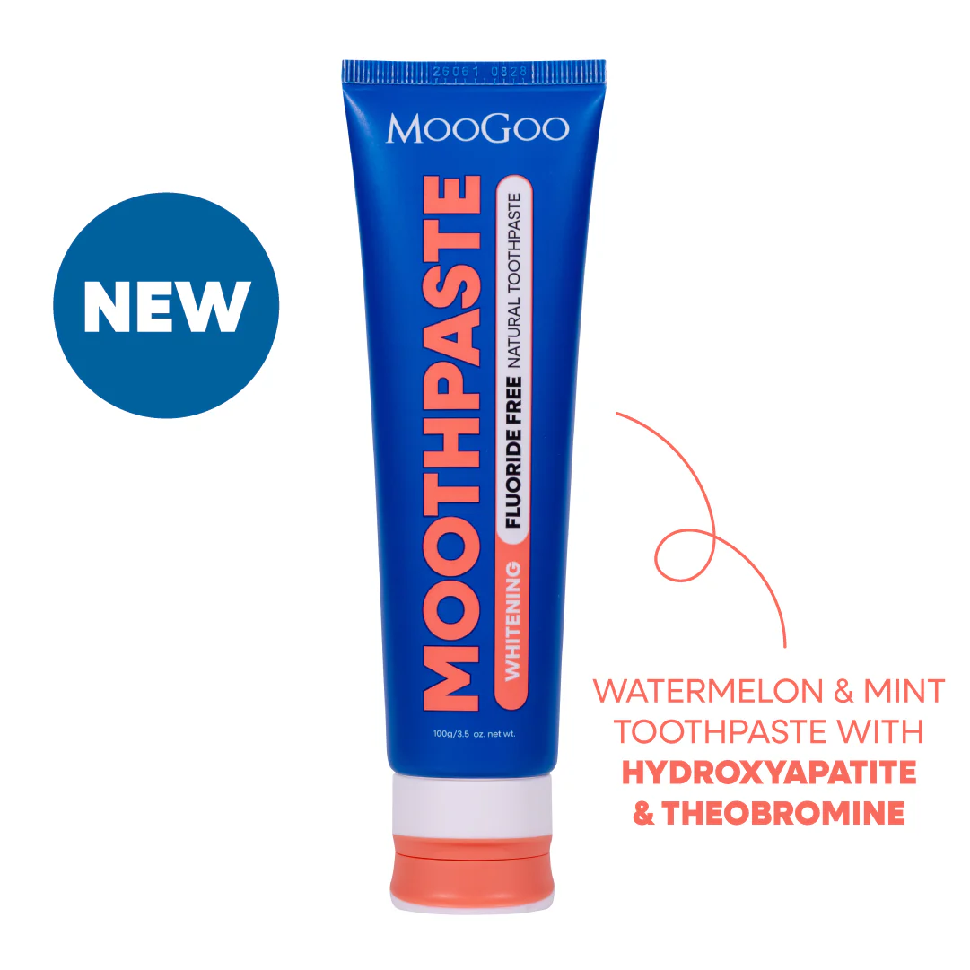 Moogoo Watermelon & Mint Moothpaste - Fluoride Free 100g
