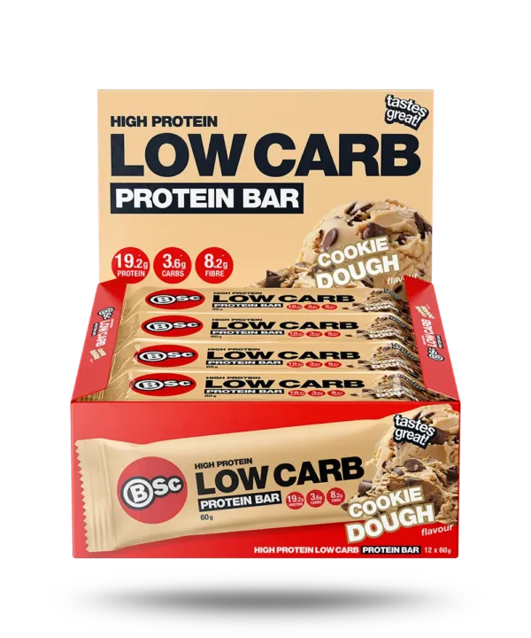 BSc High Protein Low Carb Protein Bar Cookie Dough 12P