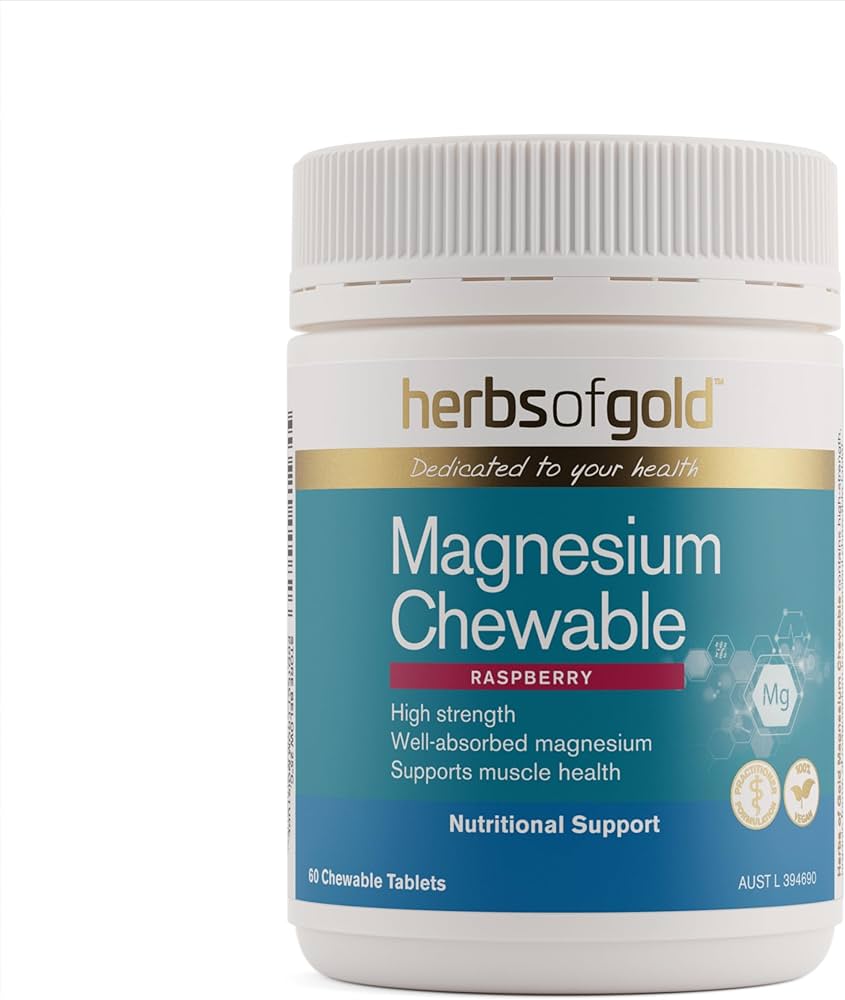 magnesium chewable 60 rasberry