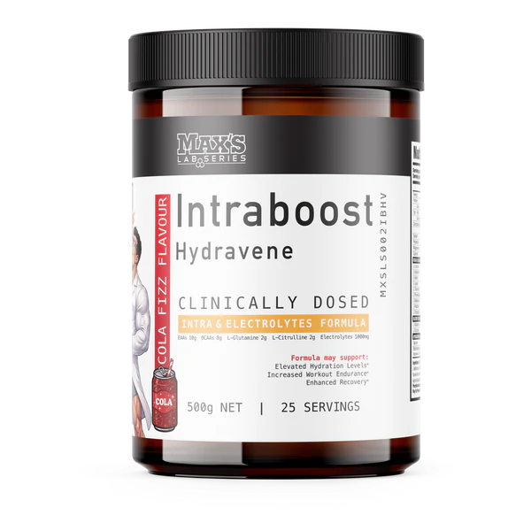 Max's Lab Series Intraboost Hydravene Cola Fizz 25 Serves 500g