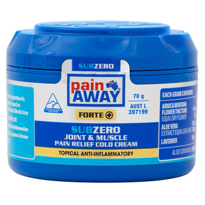 Pain Away Subzero Joint & Muscle Cold Cream 70g