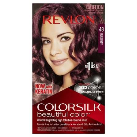 Revlon ColorSilk Permanent Hair Color  48 Burgundy
