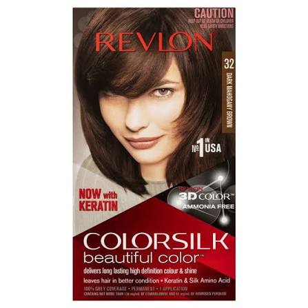 3X BUNDLE! Revlon Colorsilk Permanent Hair Color Dye 32 Dark Mahogany Brown