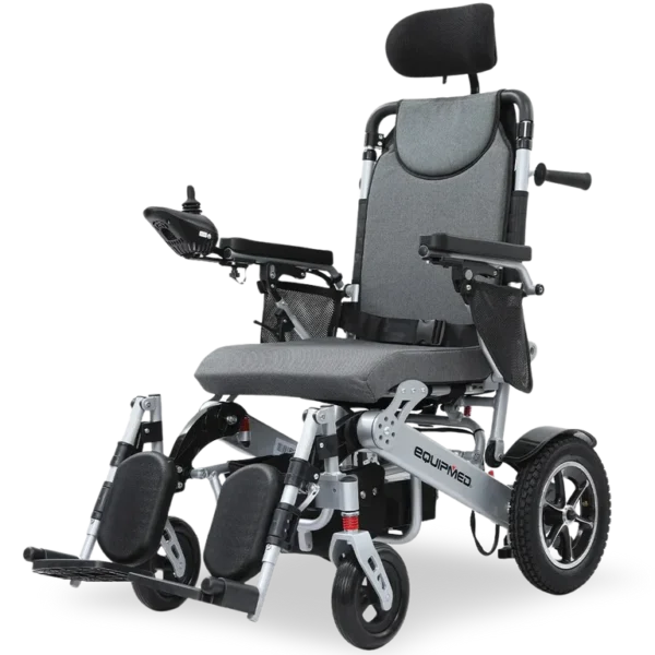 Equipmed PowerCruise Venture+ Reclining Foldable Electric Wheelchair