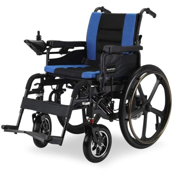 Equipmed PowerCruise DualSmart Foldable Electric Wheelchair