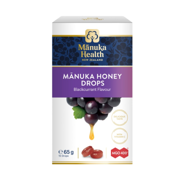 Manuka Health Manuka Honey Drops Blackcurrant 65g
