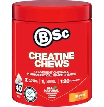 BSc Creatine Chews Tropical 120 pack
