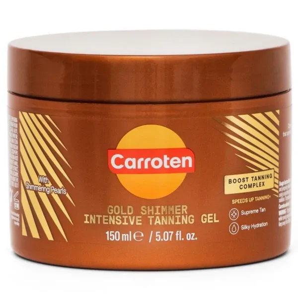 Carroten Gold Shimmer Intensive Tanning Gel 150ml