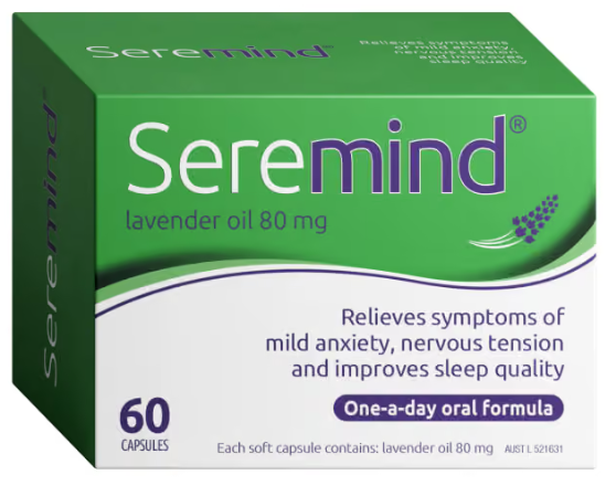 Seremind Lavender Oil 80mg – 60 Capsules