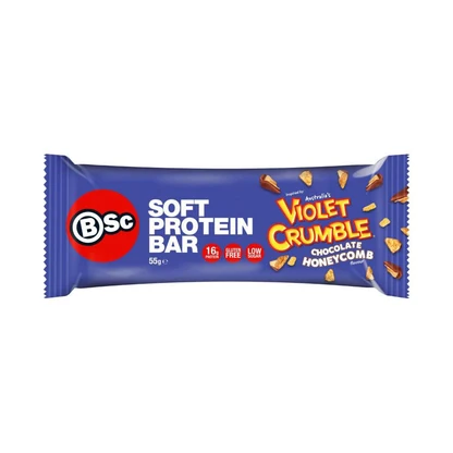 BSC Soft Protein Bar Violet Caramel Honeycomb EXP: 17/11