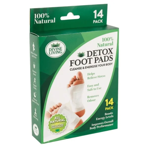 Divine Living - Detox Foot Pads 14Pk