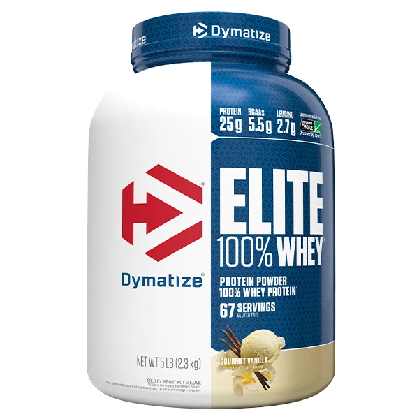 Dymatize Elite 100% - 5Lb (2.3Kg) - Gourmet Vanilla