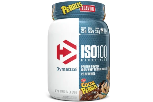 Dymatize ISO 100 Hydrolyzed Protein – 20 Serves Cocoa Pebbles