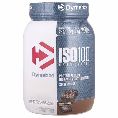 Dymatize ISO 100 Hydrolyzed Protein – 20 Serves Fudge Brownie