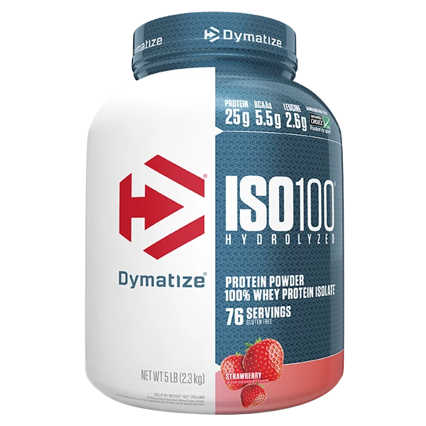 Dymatize ISO 100 Hydrolyzed Protein – 2.3kg Strawberry