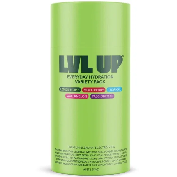 Lvl Up Everyday Hydration Sticks - Variety 10 Pack