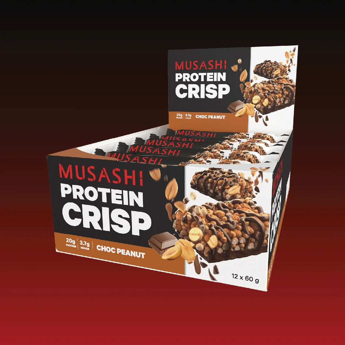 mushashi crisp choc peanut