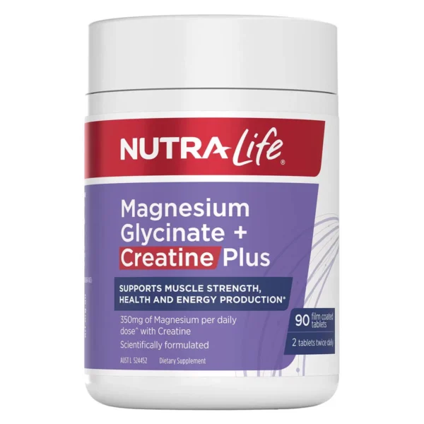 Nutra-Life Magnesium Glycinate+Creatine Plus 90 Tablets