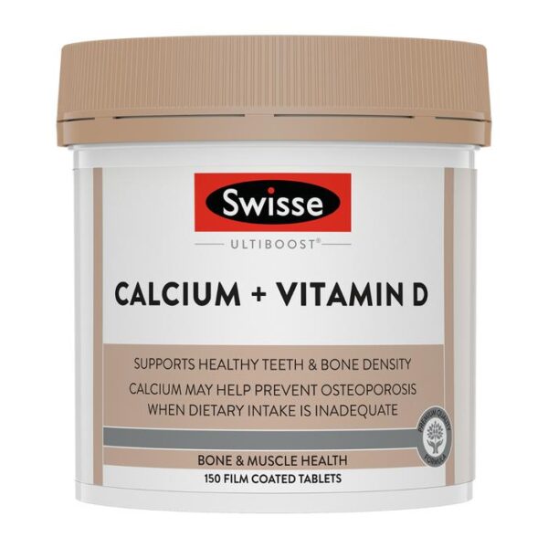 Swisse Calcium + Vitamin D-150 Tabelts