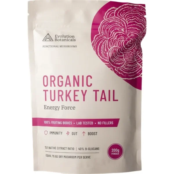 Evolution Botanicals Organic Turkey Tail 200g EXP: 26/12